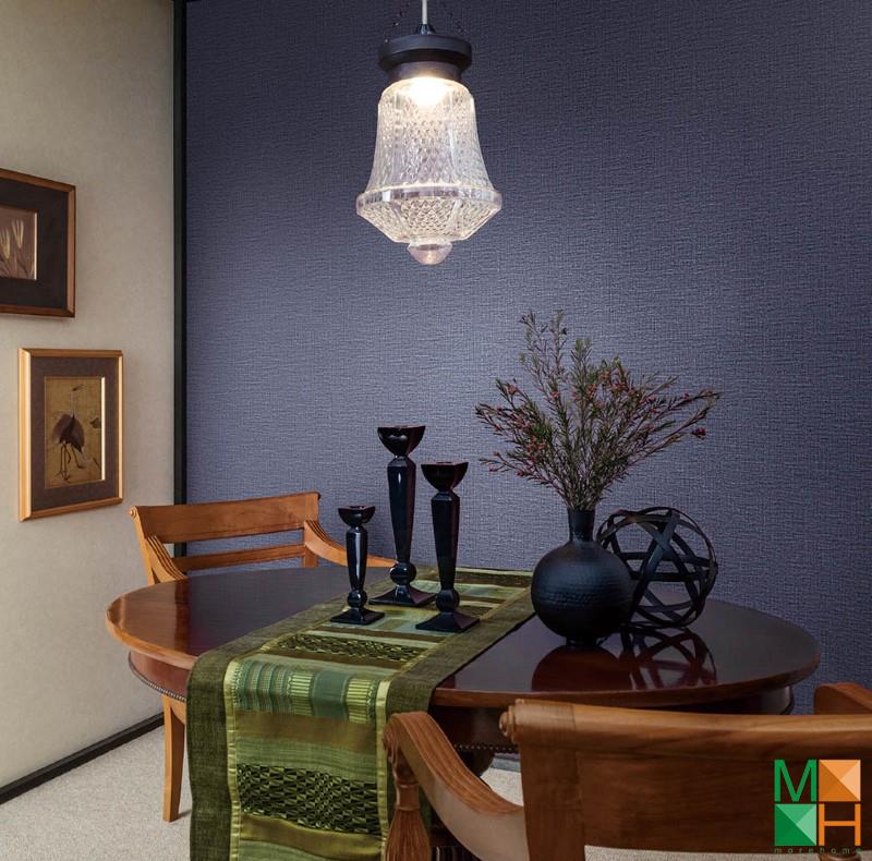 Giấy dán tường Nhật Bản giả vải được dán tại Vân Hà, Đông Anh, Hà Nội P007_02_6277_6440