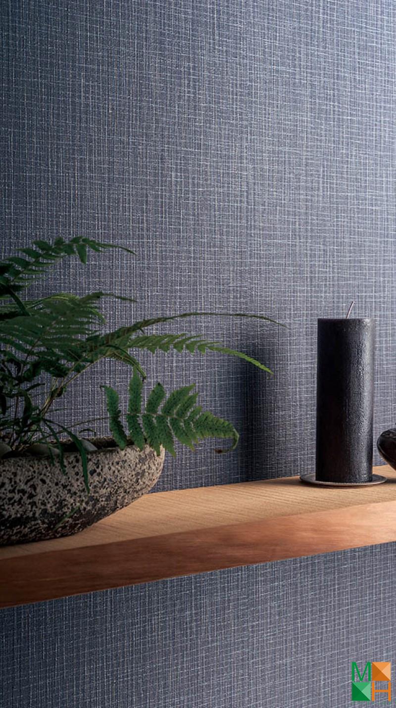 Giấy dán tường Nhật Bản giả vải được dán tại Vân Nội, Đông Anh, Hà Nội P011_01_6447