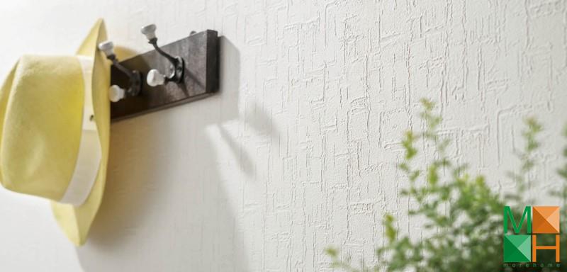 Giấy dán tường Nhật Bản giả xi măng được dán tại Đặng Xá, Gia Lâm, Hà Nội P037_02_6031