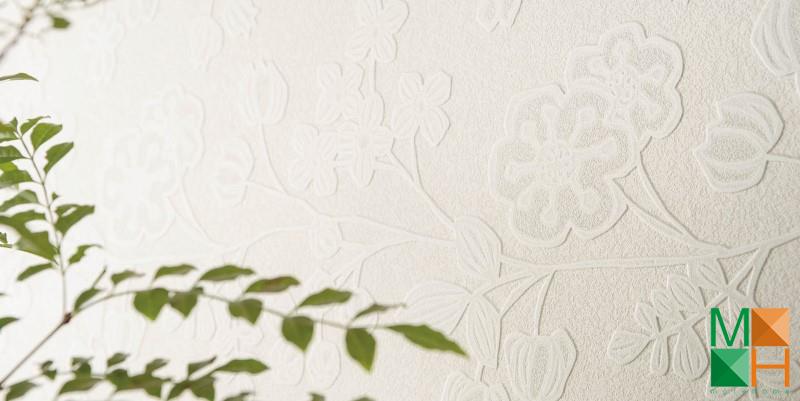 Giấy dán tường Nhật Bản phong cách hiện đại được dán tại Ninh Hiệp, Gia Lâm, Hà Nội P053_01_6078