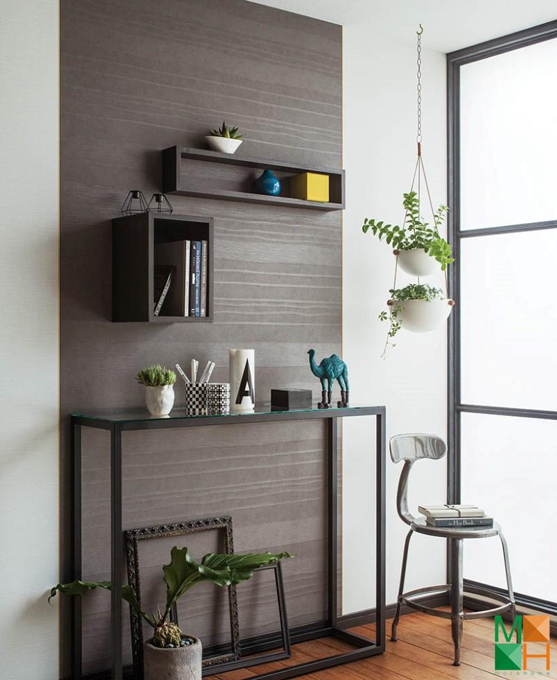 Giấy dán tường Nhật Bản phong cách hiện đại được dán tại Yên Thường, Gia Lâm, Hà Nội P073_01_6128_6129_6208_STK13113