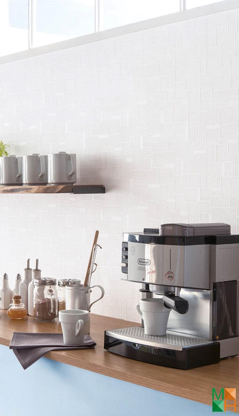 Giấy dán tường Nhật Bản phong cách hiện đại được dán tại Đốc Tín, Mỹ Đức, Hà Nội P097_01_6200_6201