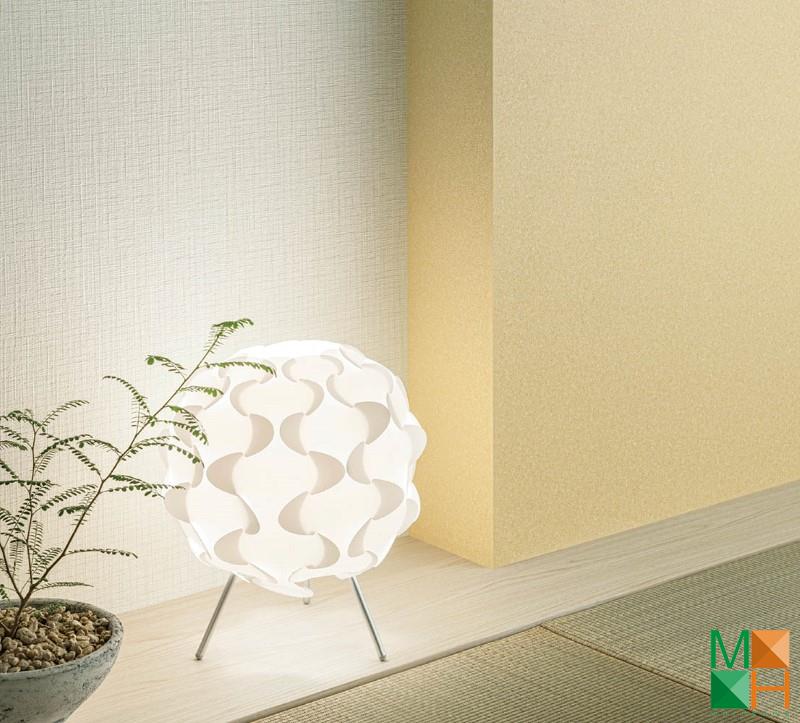 Giấy dán tường Nhật Bản phong cách hiện đại được dán tại Đồng Tâm, Mỹ Đức, Hà Nội P106_01_6222_6223