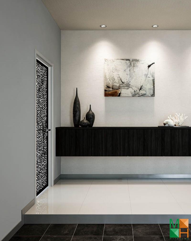 Giấy dán tường Nhật Bản đơn sắc được dán tại Nam Phương Tiến, Chương Mỹ, Hà Nội P115_01_6237