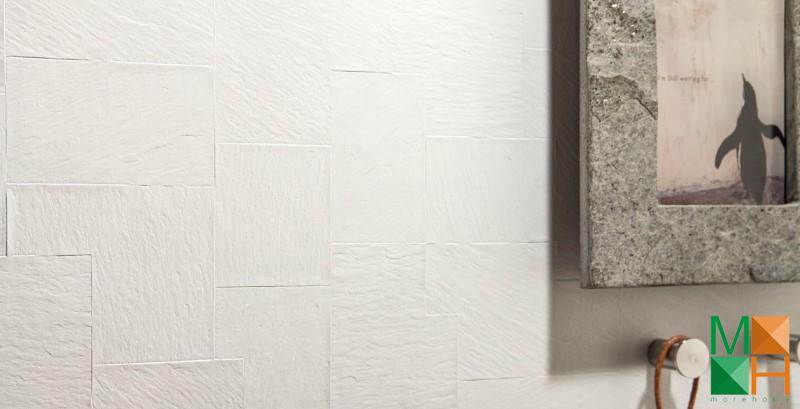 Giấy dán tường Nhật Bản giả gạch được dán tại Kim Chung, Đông Anh, Hà Nội P115_02_6236_6237_6591