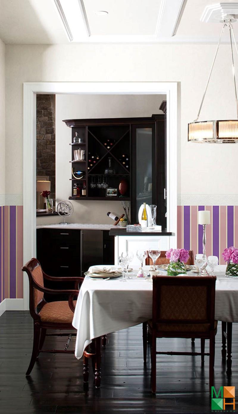 Giấy dán tường Nhật Bản phong cách hiện đại được dán tại Mỹ Thành, Mỹ Đức, Hà Nội P152_01_6331_6332_6333