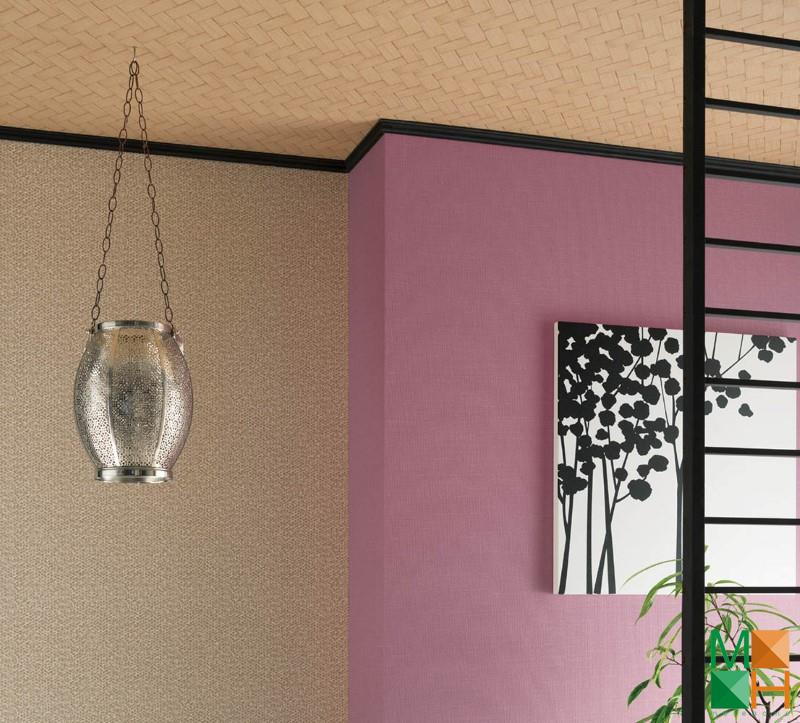 Giấy dán tường Nhật Bản đơn sắc được dán tại Thủy Xuân Tiên, Chương Mỹ, Hà Nội P180_01_6411_6412_6595