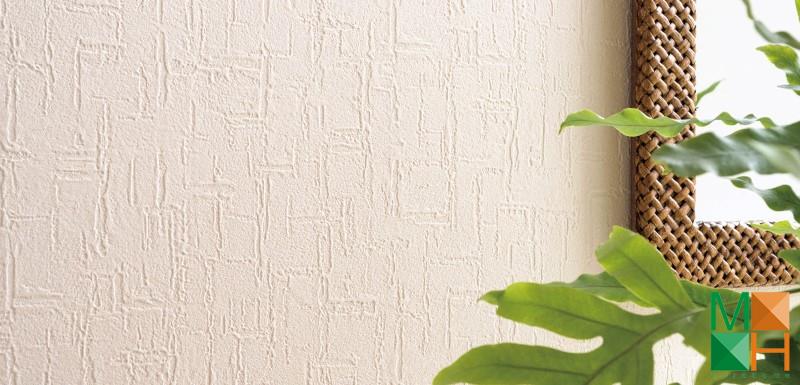 Giấy dán tường Nhật Bản giả xi măng được dán tại Dương Hà, Gia Lâm, Hà Nội P190_02_6428