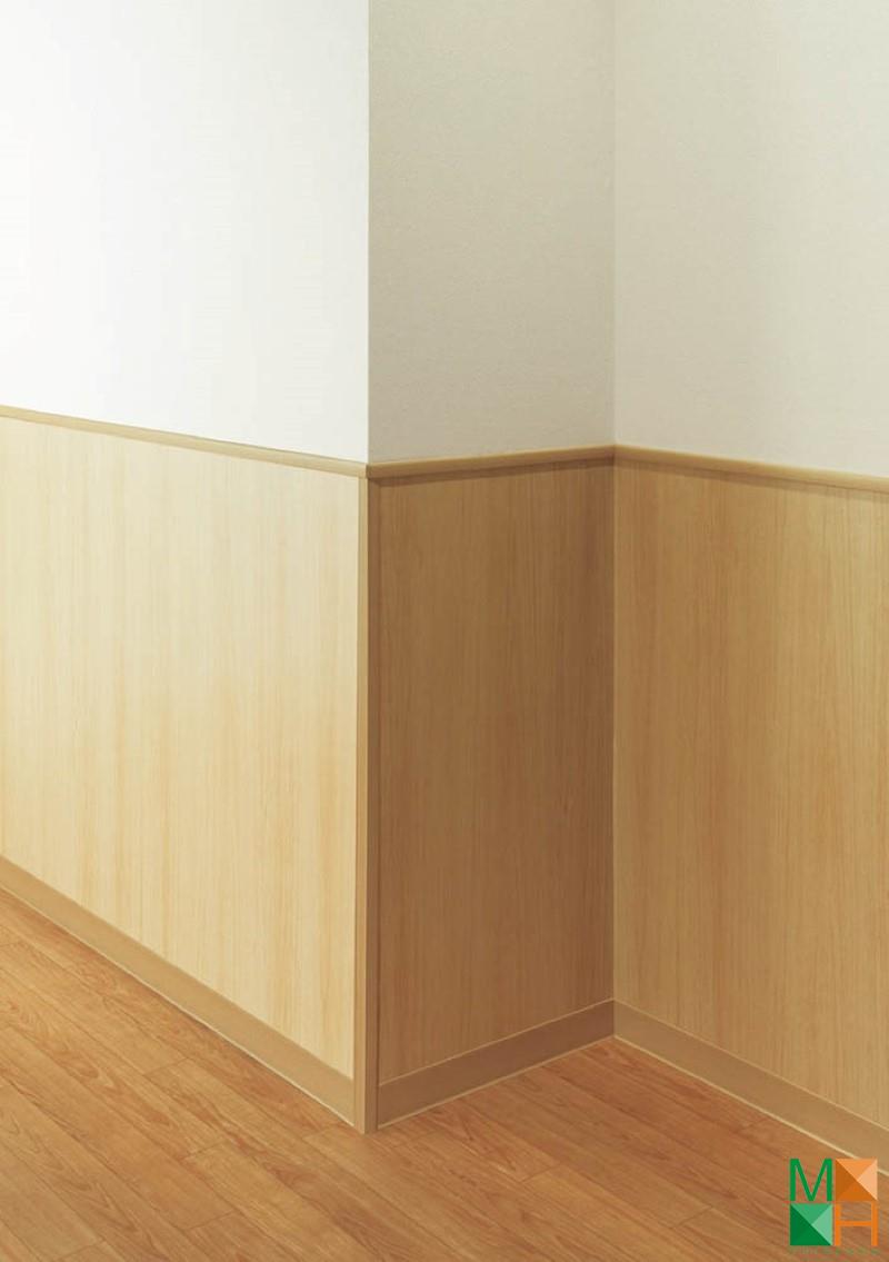 Giấy dán tường Nhật Bản giả gỗ được dán tại Uy Nỗ, Đông Anh, Hà Nội P245_02