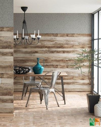 Giấy dán tường Nhật Bản giả gỗ P035_01_6025_6026_6563_STK13108