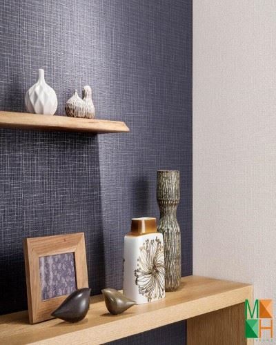 Giấy dán tường Nhật Bản giả vải P196_02_6446_6447