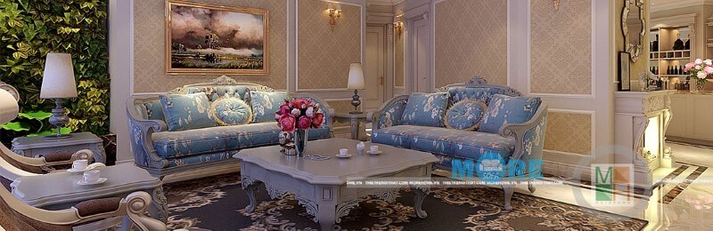 Sofa chung cư tân cổ điển Sofa chung cư tân cổ điển