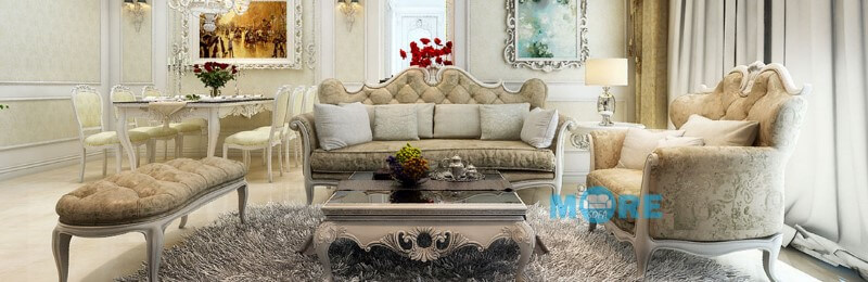 Sofa chung cư tân cổ điển Sofa chung cư tân cổ điển