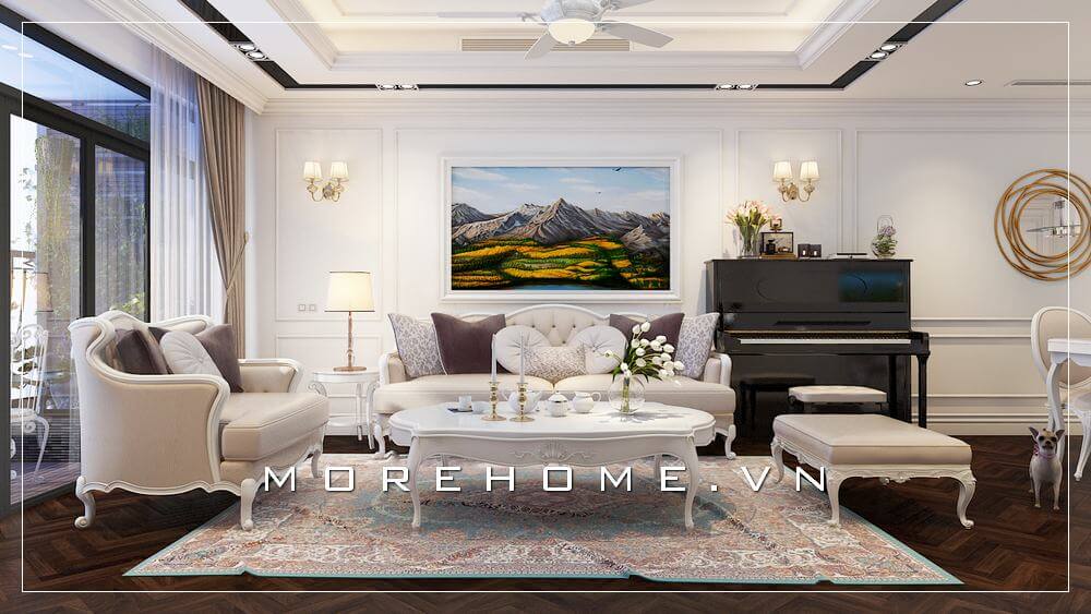 Sofa chung cư tân cổ điển Sofa chung cư tân cổ điển