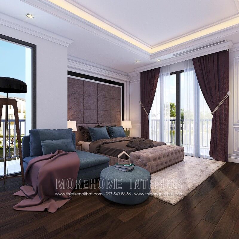 Giường ngủ biệt thự Giường ngủ biệt thự