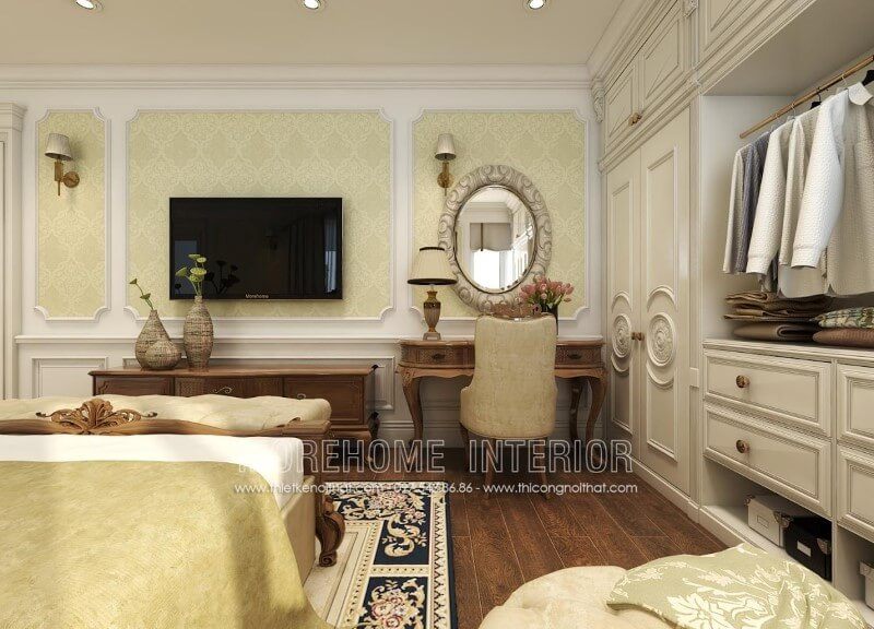 Sản phẩm bàn phấn, bàn trang điểm bằng gỗ óc chó được thiết kế tinh tế, sang trọng, giúp các chị em có một không gian làm đẹp tuyệt đẹp.